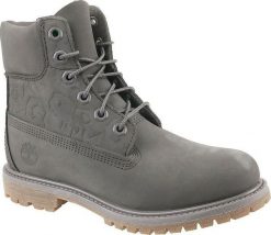 Buty trekkingowe damskie Timberland 6 In Premium szare r. 36. Szare obuwie trekkingowe damskie Timberland, bez zapięcia. Za 640.37 zł.