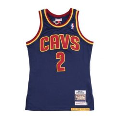 Koszulka NBA Cleveland Cavaliers Kyrie Irving Alternate 2011/12. Niebieskie bluzki damskie Mitchell & Ness, bez wzorów, sportowe, bez kołnierzyka, bez ramiączek. Za 1,169.00 zł.