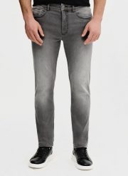 PAKO LORENTE - Szare jeansowe spodnie męskie. Szare spodnie materiałowe męskie Pako Lorente, bez wzorów, z bawełny. Za 399.99 zł.