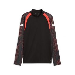 Męska bluza piłkarska individualFINAL z zamkiem 1/4 PUMA. Czarne bluzy męskie Puma, m, bez wzorów, sportowe, bez ramiączek, bez kaptura. Za 269.00 zł.
