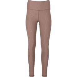 Damskie legginsy Athlecia Alma. Brązowe legginsy damskie Endurance, bez wzorów, z materiału. Za 180.50 zł.