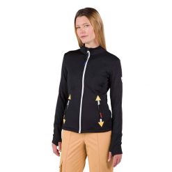 Bluza Rossignol JCC damska Climi JKT czarna. Czarne bluzy damskie Rossignol, m, bez wzorów, z elastanu, bez ramiączek, bez kaptura. Za 1,059.00 zł.