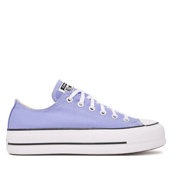 Trampki Converse. Fioletowe trampki i tenisówki damskie Converse, bez wzorów, bez zapięcia. Za 341.99 zł.