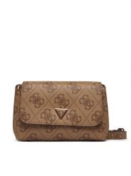 Guess Torebka Meridian II HWOS69 74200 Brązowy. Brązowe listonoszki damskie Guess, z aplikacjami, ze skóry, bez dodatków. Za 659.99 zł.