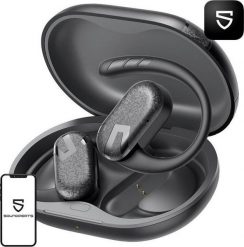 Słuchawki TWS Soundpeats Breezy (czarne) Soundpeats. Czarne słuchawki bezprzewodowe SoundPeats. Za 115.41 zł.