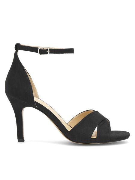 Jenny Fairy Sandały TOOTS WYL3663-2 Czarny. Czarne sandały damskie Jenny Fairy, bez wzorów, z materiału, bez obcasa, na szpilce, bez zapięcia. Za 119.99 zł.