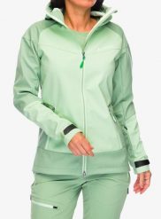Kurtka softshell damska Vaude All Year Elope Softshell Jacket. Zielone kurtki sportowe damskie Vaude, s, bez wzorów, z softshellu, bez ramiączek, bez kaptura, trekkingowe. Za 576.39 zł.