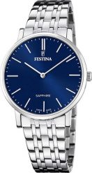 Zegarek męski Festina F20045-3 srebrny. Szare zegarki męskie Festina, bez wzorów, srebrne. Za 872.94 zł.