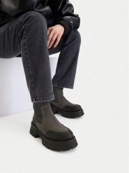 G-Star Raw Sztyblety CEO-WI16-525-05 Szary. Szare botki damskie G-Star, bez wzorów, ze skóry, retro, bez obcasa, na płaskiej podeszwie, bez zapięcia. Za 439.99 zł.