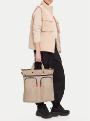 Hunter Plecak podróżny CEO-HTR-B-006-08 Beżowy. Brązowe plecaki męskie Hunter, bez wzorów, z materiału. Za 219.99 zł.
