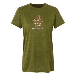 T-shirt Damski Kwiaty Fingal IX. Zielone t-shirty damskie Regatta, l, bez wzorów, sportowe, bez kołnierzyka, bez ramiączek. Za 74.99 zł.