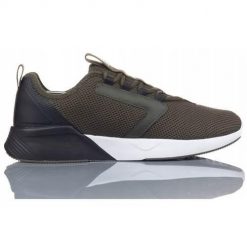 Buty do chodzenia męskie Puma Retaliate Tongue. Zielone buty sportowe męskie Puma, bez wzorów, z materiału, bez zapięcia, trekkingowe. Za 283.50 zł.