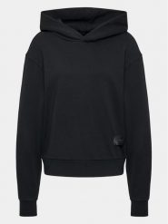 Replay Bluza W3711H.000.23614P Czarny Relaxed Fit. Czarne bluzy damskie Replay, l, bez wzorów, z bawełny, bez ramiączek, bez kaptura. Za 309.99 zł.