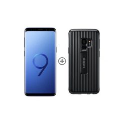 Smartfon SAMSUNG Galaxy S9 Coral Blue + etui Protective Stand Cover. Niebieskie smartfony SAMSUNG. Za 3,599.00 zł.