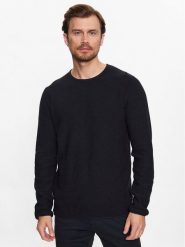 INDICODE Bluza Kristian 35-128 Czarny Regular Fit. Czarne bluzy męskie INDICODE, l, bez wzorów, z bawełny, bez ramiączek, bez kaptura. Za 79.99 zł.