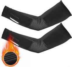 Uniwersalne rękawiczki zimowe do sportów na świeżym powietrzu. Czarne rękawiczki męskie ROCKBROS, na jesień, bez wzorów, z materiału. Za 62.00 zł.
