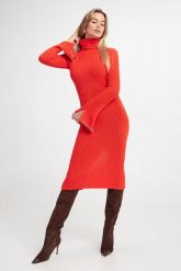 Sukienka wełniana PATRIZIA PEPE. Sukienki damskie Patrizia Pepe, xs, bez wzorów, z wełny, bez kołnierzyka, bez ramiączek. W wyprzedaży za 886.82 zł.