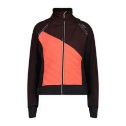 Bluza treningowa damska CMP 30A227641CZBLACKBERR. Brązowe bluzy damskie CMP, na zimę, xl, bez wzorów, biznesowe, bez ramiączek, bez kaptura. Za 653.00 zł.