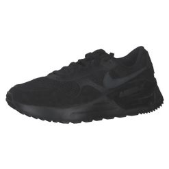 Buty do chodzenia męskie Nike Air Max System. Czarne buty sportowe męskie Nike, bez wzorów, z gumy, bez zapięcia, trekkingowe, nike air max. Za 505.00 zł.
