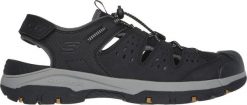 Skechers Skechers męskie sandały MENARD 205113 BLK 45. Sandały męskie Skechers, bez wzorów, sportowe, bez zapięcia. Za 334.99 zł.
