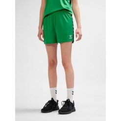 Szorty damskie Hummel autentyczne Pl. Zielone szorty damskie Hummel, bez wzorów, sportowe. Za 176.50 zł.