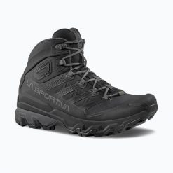 Buty trekkingowe męskie La Sportiva Ultra Raptor 3 Mid GTX. Czarne trekkingi męskie La Sportiva, z gore-texu, przed kolano, bez zapięcia. Za 1,032.65 zł.