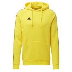 Bluza treningowa męska adidas Core 18 Hoody. Białe bluzy męskie Adidas, m, bez wzorów, casualowe, bez ramiączek, bez kaptura. Za 79.09 zł.