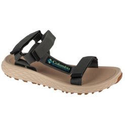 Sandały Columbia Konos Globetrot Sandal 2126931028 szare. Szare sandały męskie bez wzorów, z gumy, bez zapięcia. W wyprzedaży za 311.49 zł.