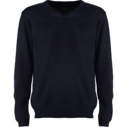 Granatowy Sweter L'Aquila. Niebieskie swetry męskie Born2be, na jesień, l, bez wzorów, bez kołnierzyka, bez ramiączek. Za 59.99 zł.