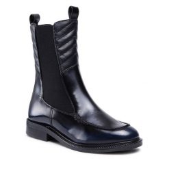 Sztyblety Sergio Bardi. Czarne botki damskie Sergio Bardi, bez wzorów, bez obcasa, na płaskiej podeszwie, bez zapięcia. Za 319.00 zł.