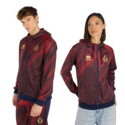 Kurtka Errea Dres Włochy Volley Tony Ad Dorośli. Czerwone kurtki sportowe męskie ERREA, m, bez wzorów, z dresówki, z kapturem. Za 383.99 zł.