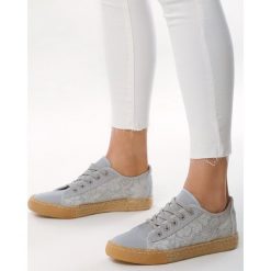 Szare Trampki Pause. Szare trampki i tenisówki damskie Born2be, bez wzorów, z koronki, bez zapięcia. Za 69.99 zł.