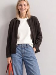 Street One bluza z kapturem Kobiety brązowy, 38. Brązowe bluzy damskie Street One, bez wzorów, street, bez ramiączek, z kapturem. Za 349.95 zł.