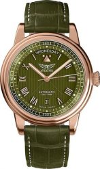 Zegarek Aviator Zegarek męski Aviator V.3.35.2.279.4 zielony. Zielone zegarki męskie AVIATOR, bez wzorów. Za 4,950.00 zł.
