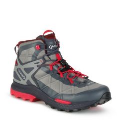Buty trekkingowe męskie Aku Rocket Gore-tex. Czerwone buty zimowe męskie Aku, bez wzorów, z gore-texu, bez obcasa, bez zapięcia. Za 499.00 zł.