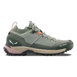 Damskie buty trekkingowe Salewa Puez 2 Knit Ptx. Zielone obuwie trekkingowe damskie Salewa, z gumy, bez zapięcia. Za 1,043.25 zł.