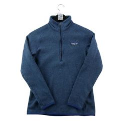 Second life - Damski dopasowany polarowy sweter - Jak nowy. Niebieskie swetry nierozpinane damskie Patagonia, xs, bez wzorów, z polaru, eleganckie, bez kołnierzyka, bez ramiączek. Za 228.66 zł.