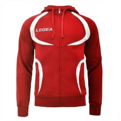 Kurtka rozgrzewkowa Męska Tunezja czerwono-biała. Białe kurtki męskie Legea, m, bez wzorów, z poliesteru, bez kaptura, do biegania. Za 68.00 zł.