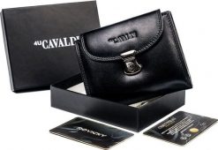 4U Cavaldi Portfel damski ze skóry naturalnej zamykany klapką, RFID Cavaldi Nie dotyczy. Portfele damskie 4U Cavaldi, ze skóry. Za 97.44 zł.