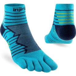 Skarpety do biegania Injinji Ultra Run Mini-Crew. Niebieskie skarpety męskie Injinji, bez wzorów. Za 88.99 zł.