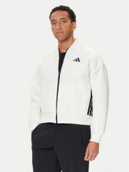 Adidas Kurtka bomber Stadium JX5638 Biały Loose Fit. Białe kurtki męskie Adidas, m, bez wzorów, z syntetyku, bez kaptura. Za 419.99 zł.