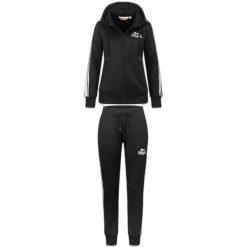 Damska bluza dresowa z kapturem Lonsdale Bromley. Białe bluzy damskie Lonsdale, xl, bez wzorów, z dresówki, sportowe, bez ramiączek, z kapturem. Za 384.10 zł.