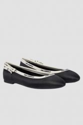 KARL LAGERFELD Czarne damskie baleriny KARO, Rozmiar 40. Czarne balerinki damskie KARL LAGERFELD, bez wzorów, klasyczne, bez obcasa, bez zapięcia. Za 699.99 zł.
