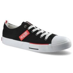 Czarne Trampki Big Star Męskie Lekkie Półbuty. Czarne półbuty męskie BIG STAR, bez wzorów, biznesowe, bez zapięcia. Za 93.00 zł.