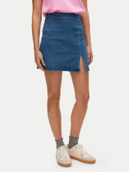 Vero Moda Spódnica jeansowa Nelly 10311322 Niebieski Regular Fit. Niebieskie spódnice damskie Vero Moda, xs, bez wzorów, z bawełny. Za 119.99 zł.