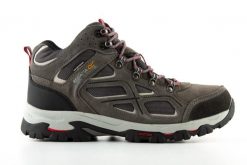 Buty trekkingowe męskie Regatta Tebay. Szare trekkingi męskie Regatta, z materiału, bez zapięcia. Za 283.49 zł.