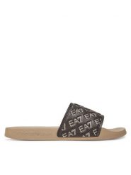 EA7 Emporio Armani Klapki 7X000109 AF15125 M6088 Brązowy. Brązowe klapki męskie EA7 Emporio Armani, bez wzorów, z tworzywa sztucznego, bez zapięcia. Za 189.99 zł.