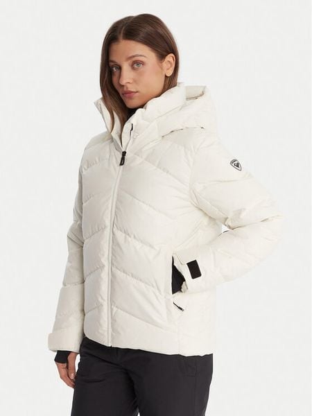 Rossignol Kurtka narciarska Wispile RLOWJ09 Écru Regular Fit. Kurtki sportowe damskie Rossignol, na zimę, xl, bez wzorów, z syntetyku, bez ramiączek, bez kaptura, narciarskie. Za 1,999.00 zł.