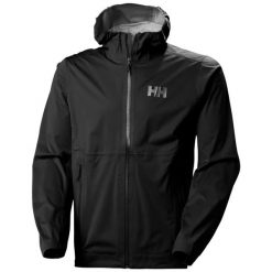 Kurtka wodoodporna Helly Hansen Momentum 3L Stretch. Czarne kurtki męskie Helly Hansen, na lato, l, bez wzorów, z materiału, klasyczne, z kapturem. Za 1,065.00 zł.