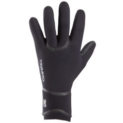 Rękawiczki surfingowe Olaian z neoprenu 3 mm. Czarne rękawiczki męskie OLAIAN, bez wzorów, z neoprenu. Za 139.99 zł.